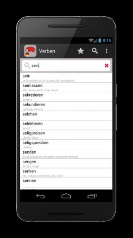 14 000 Deutsche Verben для Android — скриншот 1