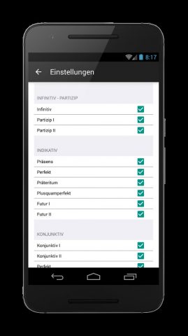 14 000 Deutsche Verben для Android — скриншот 5