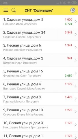 1С:Садовод. Руководство СНТ — скриншот 2