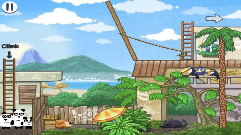 3 Pandas Brazil Samba Adventur для Android — скриншот 2