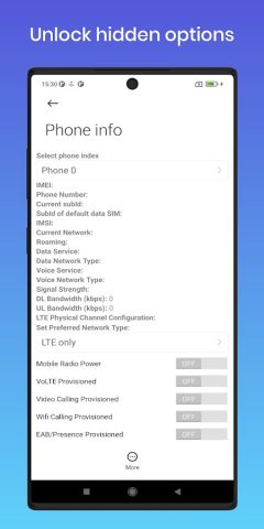 Только 4G: принудительно LTE для Android — скриншот 2