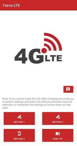 4G коммутатор — LTE для Android — скриншот 1