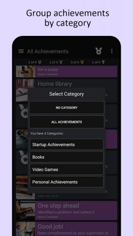 Achievements — скриншот 4
