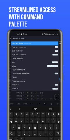 Acode — code editor | FOSS для Android — скриншот 3
