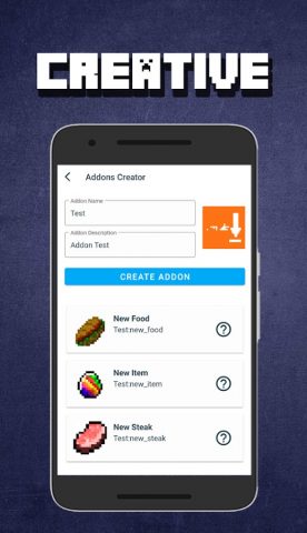 Addons Maker for Minecraft PE для Android — скриншот 4
