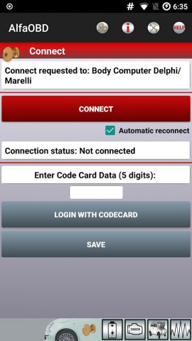 AlfaOBD для Android — скриншот 2