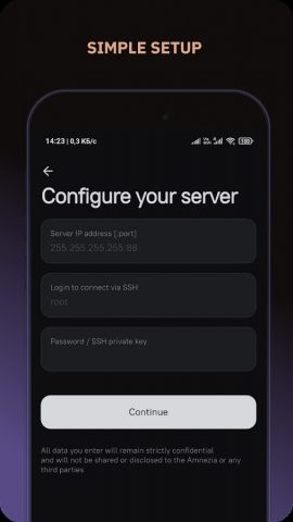 Amnezia VPN для Android — скриншот 2