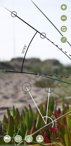 Угломер 360 для Android — скриншот 1