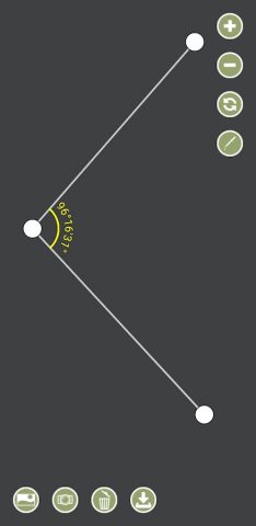 Угломер 360 для Android — скриншот 3