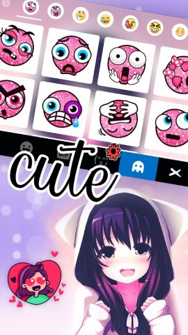 тема Anime Cat Girl для Android — скриншот 3