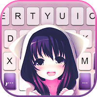 тема Anime Cat Girl для Android