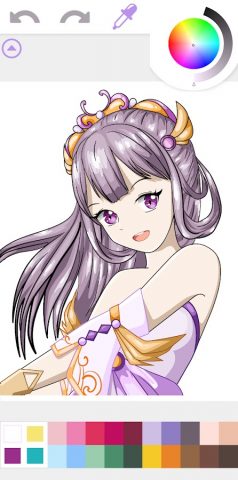 Аниме Раскраска Манга Игра для Android — скриншот 1