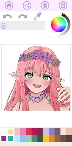 Аниме Раскраска Манга Игра для Android — скриншот 2