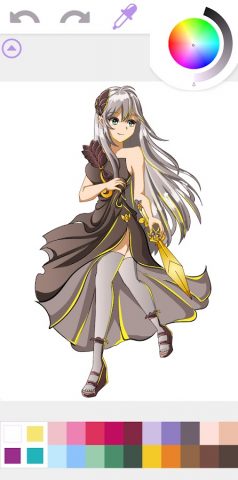 Аниме Раскраска Манга Игра для Android — скриншот 3