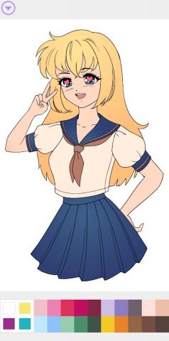 Аниме Раскраска Манга Игра для Android — скриншот 4