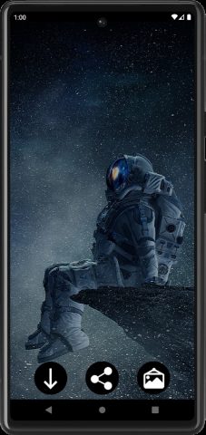 Космонавт Обои для Android — скриншот 1