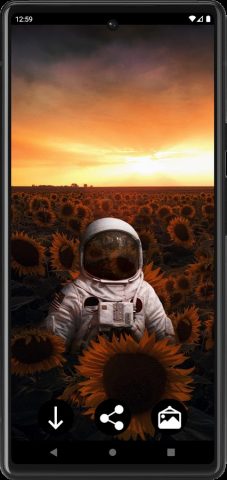 Космонавт Обои для Android — скриншот 2