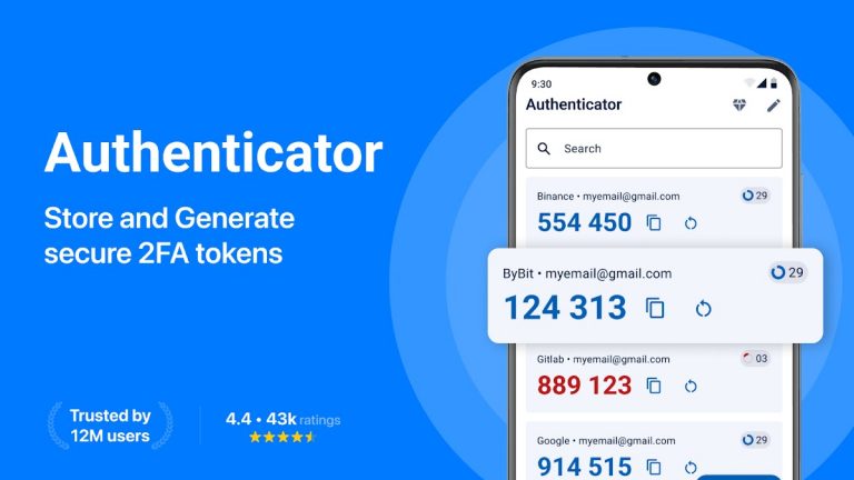 Authenticator для Android — скриншот 5