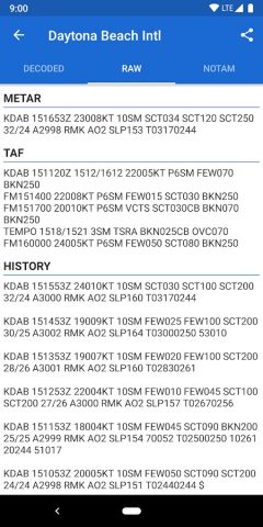 Avia Weather — METAR & TAF для Android — скриншот 3