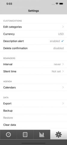 Хронометраж — Timesheet для iOS — скриншот 4