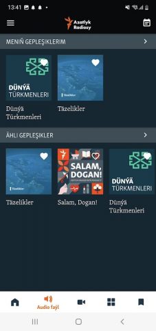 Azatlyk Radiosy для Android — скриншот 3