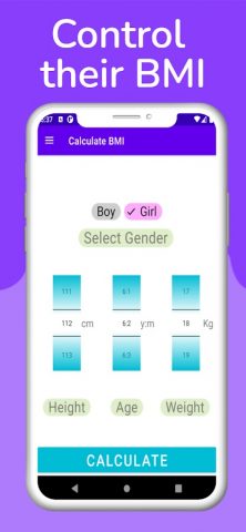 ИМТ для детей и подростков для Android — скриншот 2