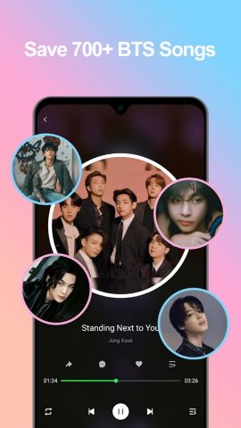 BTS Songs — Offline Music для Android — скриншот 2