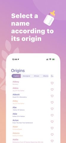 Детские Имена: Значение Имени для iOS — скриншот 4