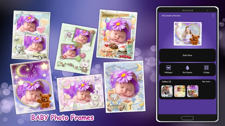 детские рамки для фотографий для Android — скриншот 1