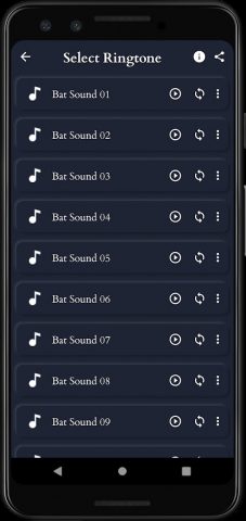 звуки летучей мыши для Android — скриншот 3