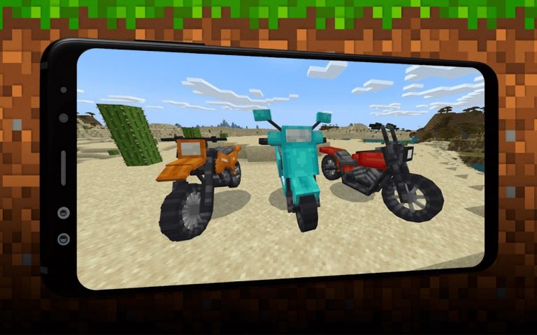 Bike Motor Mod for Minecraft для Android — скриншот 1