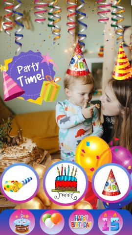 Фоторедактор С Днем Рождения для Android — скриншот 5