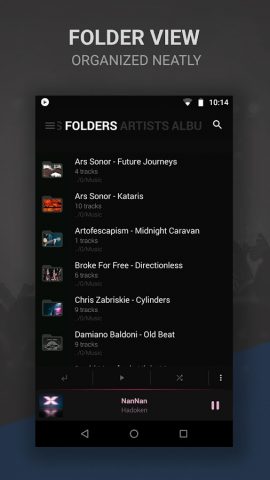 BlackPlayer Music Player для Android — скриншот 5