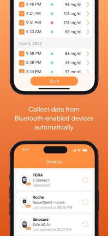Дневник сахара при диабете для Android — скриншот 2