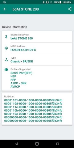 Bluetooth Devices Info для Android — скриншот 2