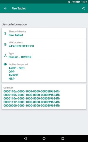 Bluetooth Devices Info для Android — скриншот 4