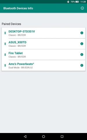 Bluetooth Devices Info для Android — скриншот 5