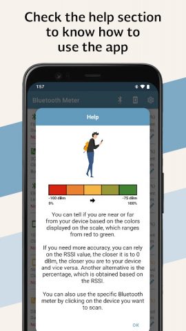 Измеритель сигнала Bluetooth для Android — скриншот 3