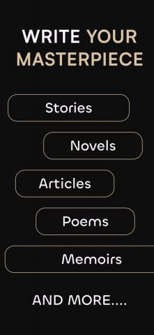 Book Writer — Novel Writing для iOS — скриншот 2