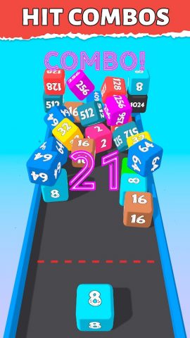 Кубики 2048 3D: Игра с цифрами для Android — скриншот 5