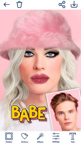 Смена Лица на фото для Android — скриншот 1