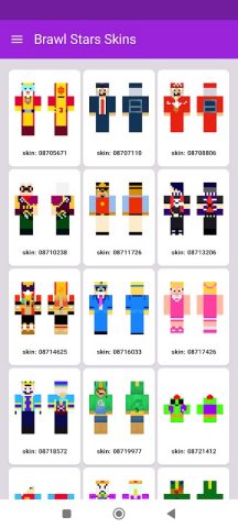 Brawl Stars skin for Minecraft для Android — скриншот 1