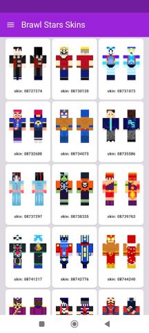 Brawl Stars skin for Minecraft для Android — скриншот 2