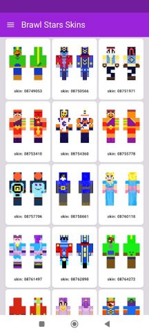 Brawl Stars skin for Minecraft для Android — скриншот 3