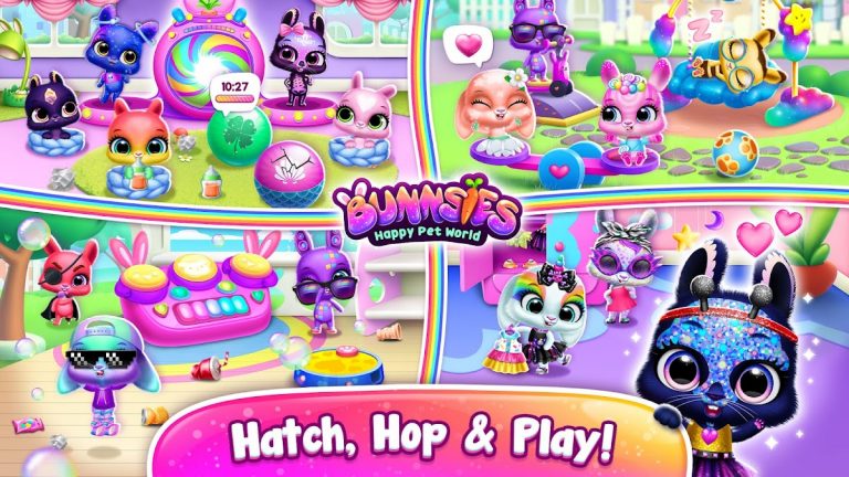 Bunnsies — Happy Pet World для Android — скриншот 3