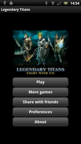 Clash of Legendary Titans для Android — скриншот 1