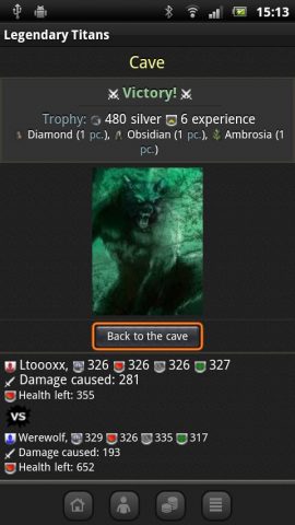 Clash of Legendary Titans для Android — скриншот 4