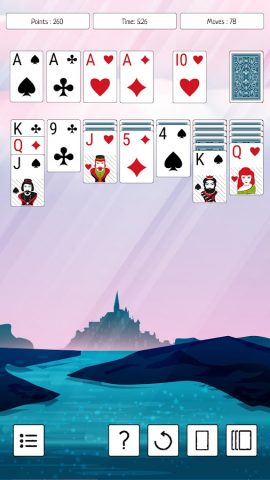 Пасьянс Косынка без интернета для Android — скриншот 4