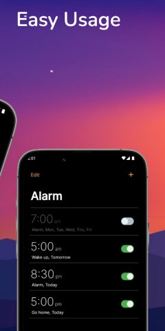 Clock OS 18 для Android — скриншот 2