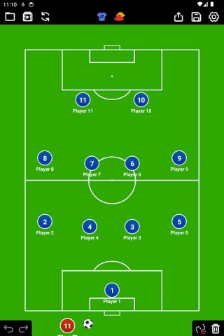 Тактическая панель: футболу для Android — скриншот 5
